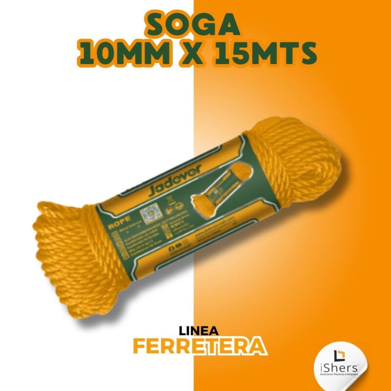 Soga Polipropileno Monofilamento 10MM X 15MTRS 