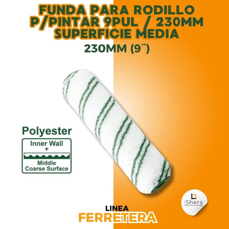 Funda para Rodillo p/Pintar 9" /230mm para exteriores