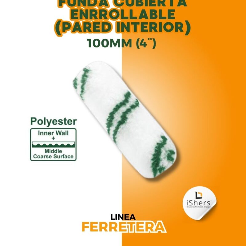 Funda para Rodillo p/Pintar 4" /100mm para Interiores