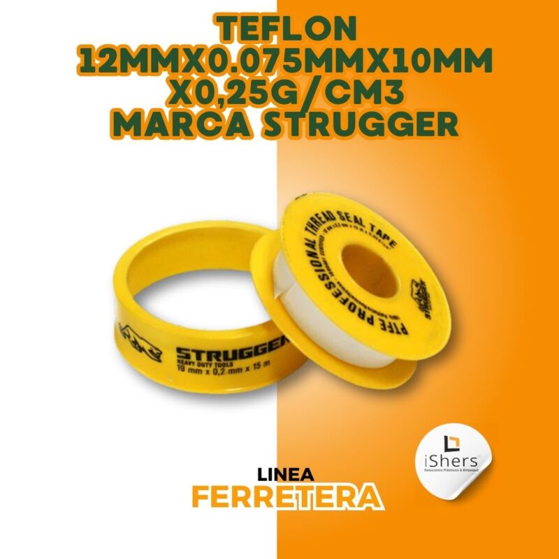 Teflon 12mmX0,075mmX10mX0,25 g