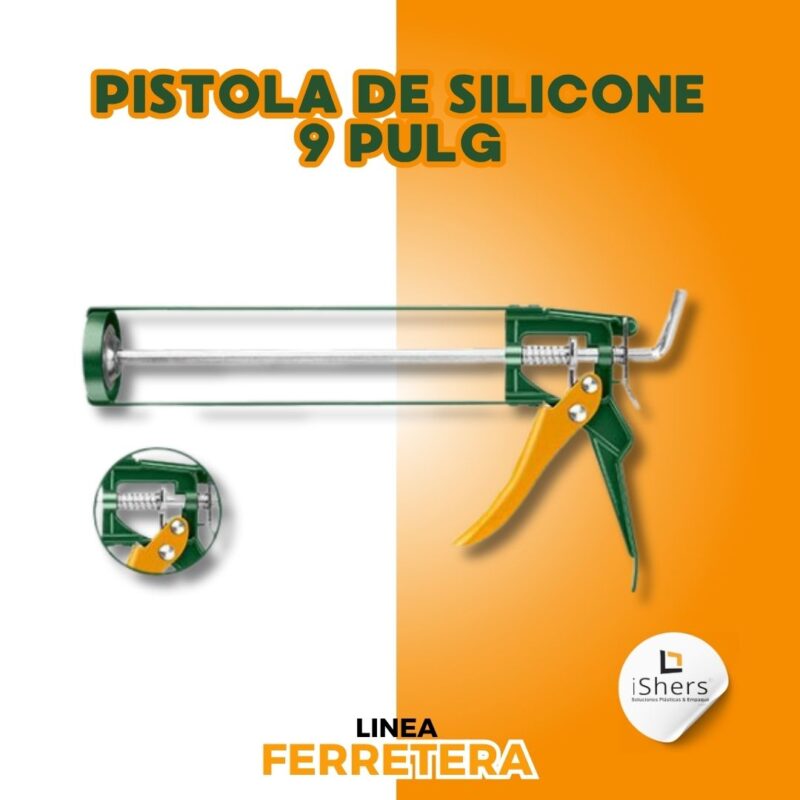 pistola de silicon 9"