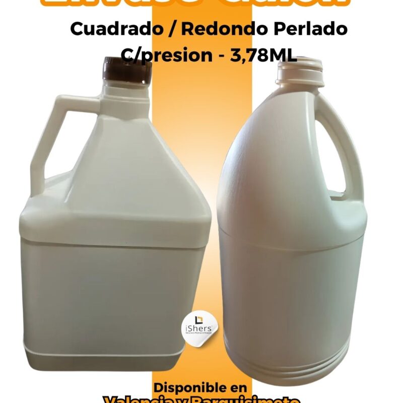 ENVASE DE GALON 3,78ML INDUSTRIAL
