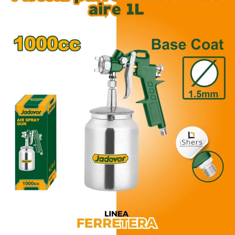 Pistola pulverizadora de aire 1L